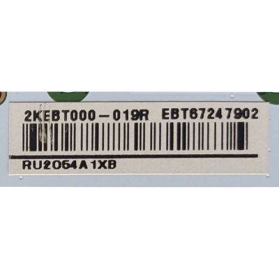 MAIN PARA TV LG / NUMERO DE PARTE EBT67247902 / EAX69762805(1.0) / RU2O54A1XB / PANEL NC750TQG-VCKP1 / MODELO 75NANO75UQA.BUSCLKR	 - Imagen 3